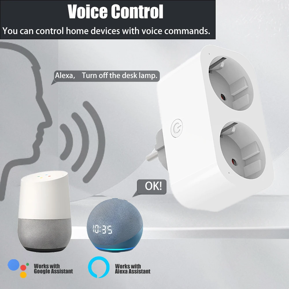 Enchufe inteligente WiFi BORUI - Timer Dual Outlet reseña y precio