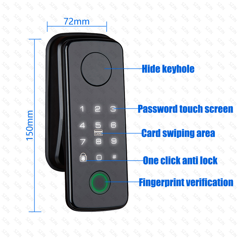 TTLock-cerradura inteligente c - Glass Door Hinge reseña y precio